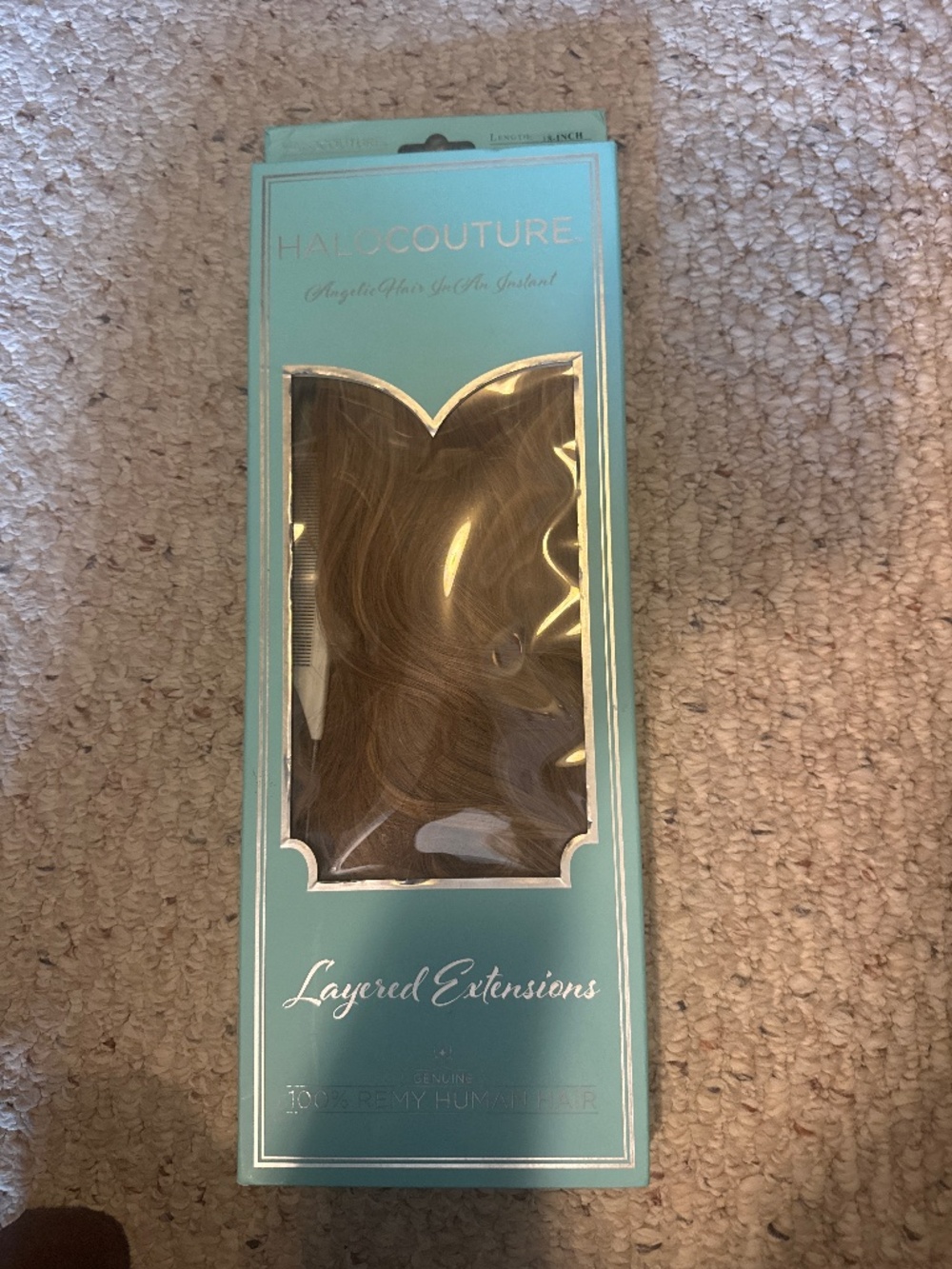HaloCouture layered hair extensions